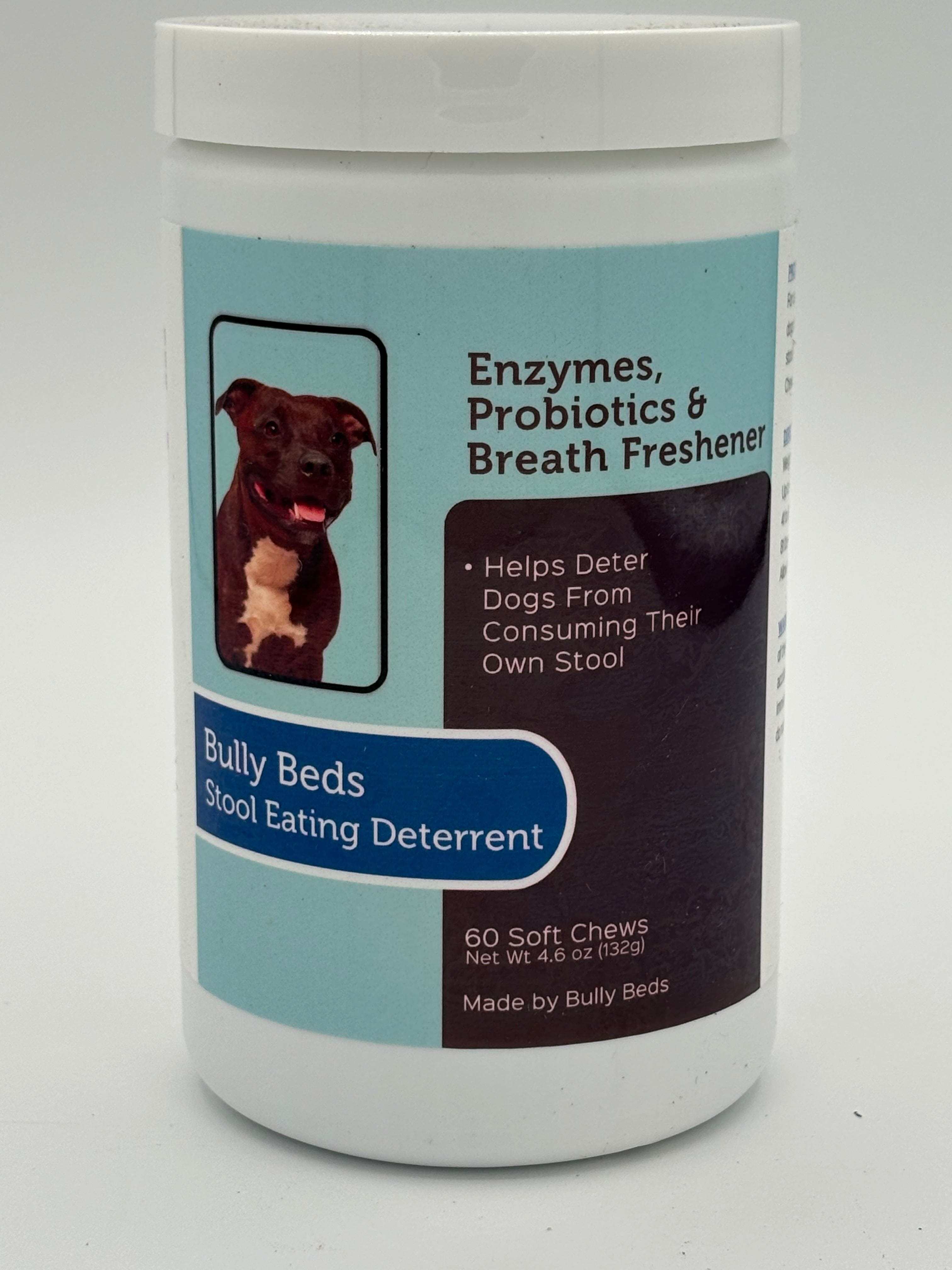 Stool Eating Deterrent for Dogs (Soft Chews) Bullybeds.com