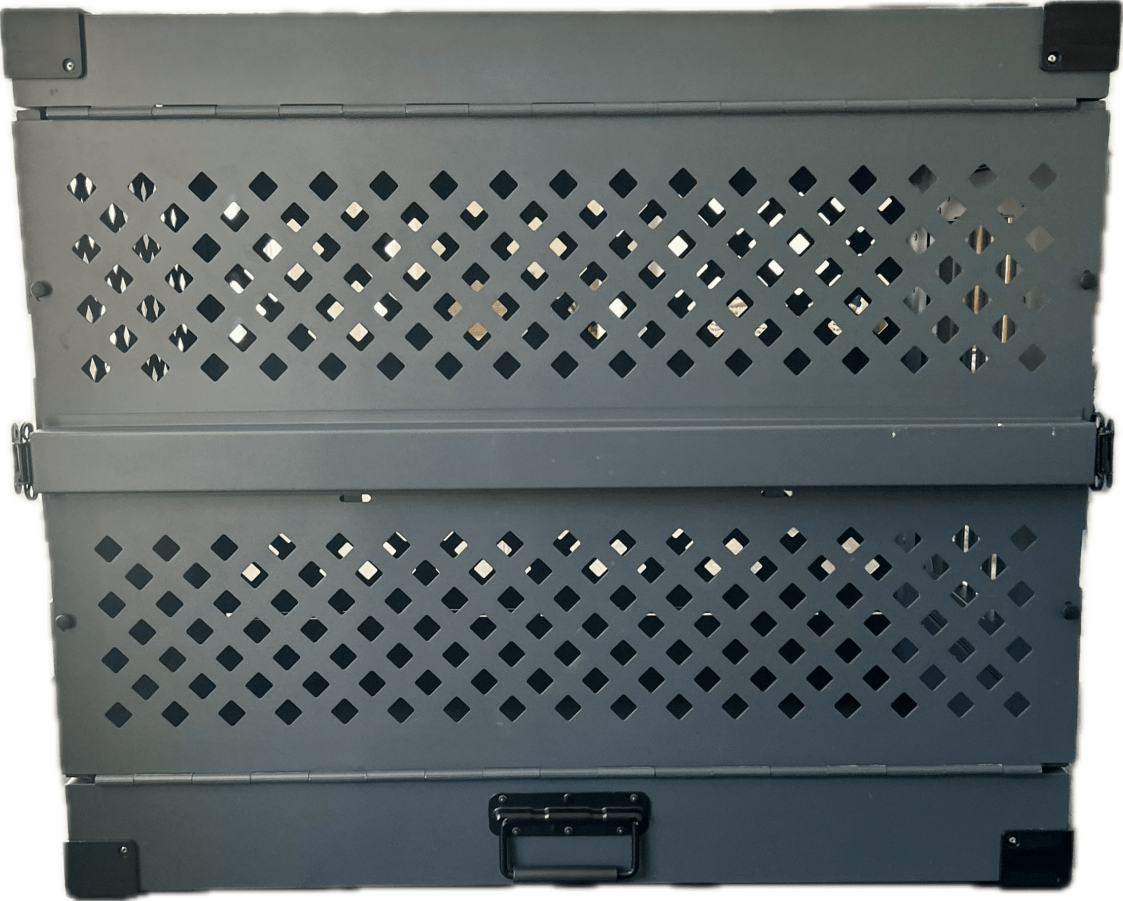 Collapsible Aluminum Dog Crate Bullybeds.com