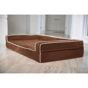 3 Sided Bolster Bed Covers Covers Bullybeds.com Large Chocolate 