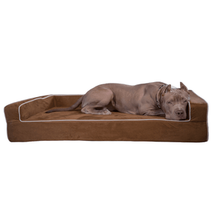 Orthopedic 3 Sided Bolster Bed Bullybeds.com
