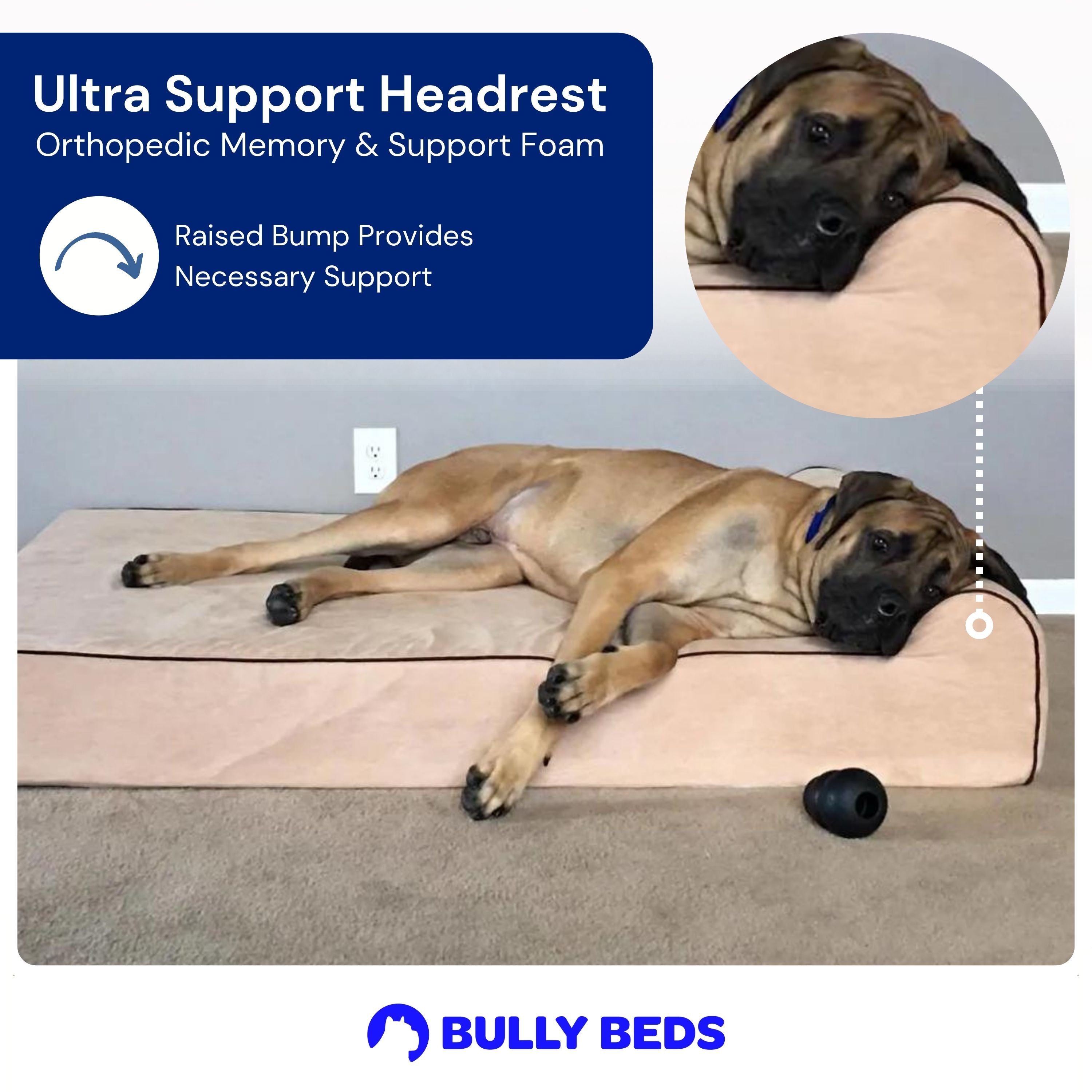 Bully Bed Orthopedic, Washable & Waterproof Big Dog Beds Bully Bed New Bullybeds.com