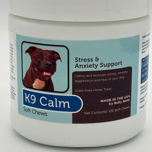 K9 Calm Anxiety Chews for Dogs Bullybeds.com 
