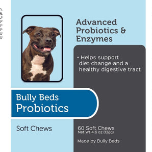 Probiotic & Enzymes Soft Chew For Digestive Health Bullybeds.com 