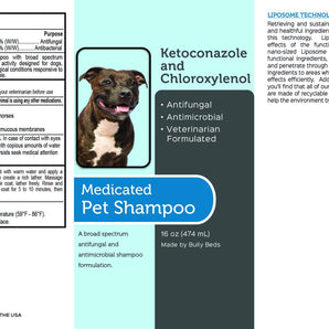 Medicated Pet Shampoo Shampoo Bullybeds.com 