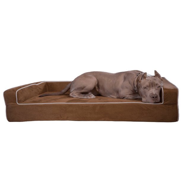 Orthopedic Dog Bed With Bolsters | Bully Beds