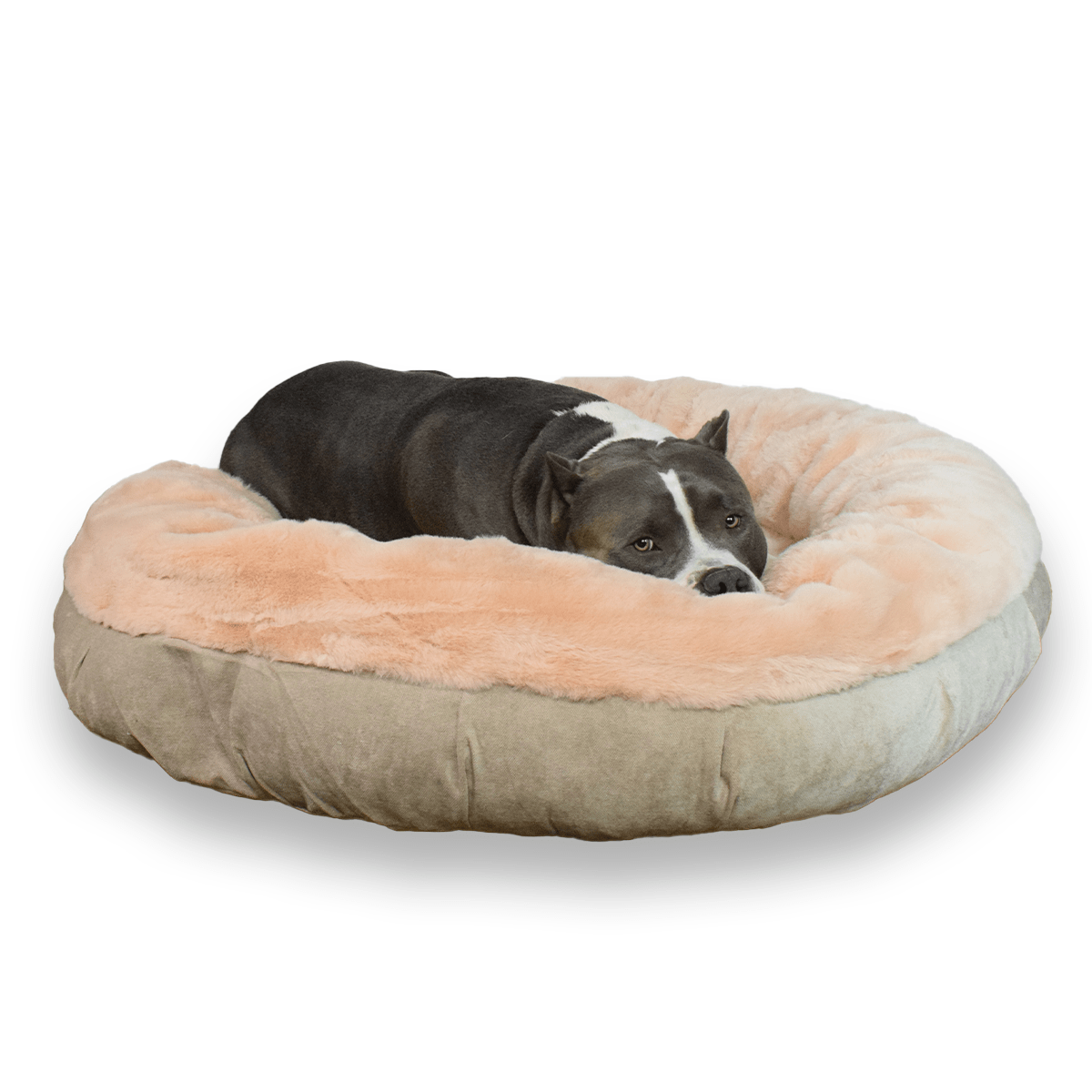 Faux Fur Dog Bed Calming Anxiety Bed Bully Beds