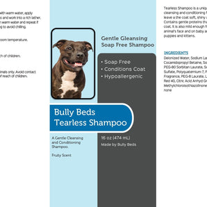 Tearless Puppy Shampoo Bullybeds.com 